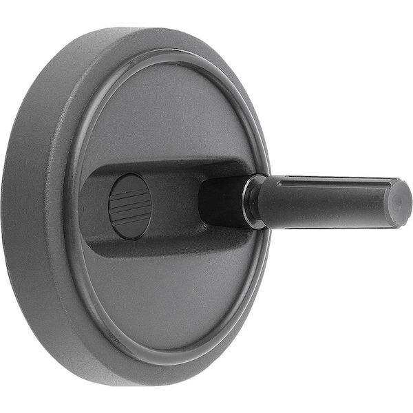 Handwheel D1=160, Reamed Hole W Slot D2=16H7, B3=5, T=18, 3, Wout Transverse Hole, Size:4, Plastic,